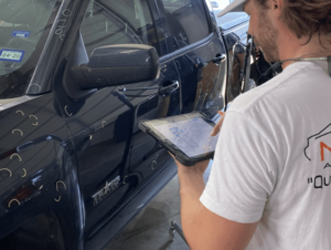 using leading industry software to write up estimates and insurance supplements